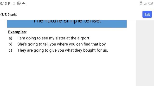 Le Future Simple Tense avec "be going to" 5/6 смотреть онлайн