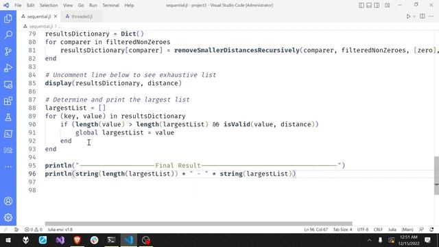HammingCode (7,4) in Julia смотреть онлайн