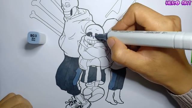How To Draw Bad Time Trio undertale AU Cách vẽ Sans Siêu Đẹp смотреть онлайн
