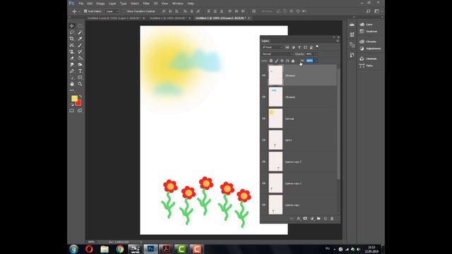 Уроки Фотошопа. Adobe Photoshop. Урок 12. Панель Layers. Работа со слоями. смотреть онлайн