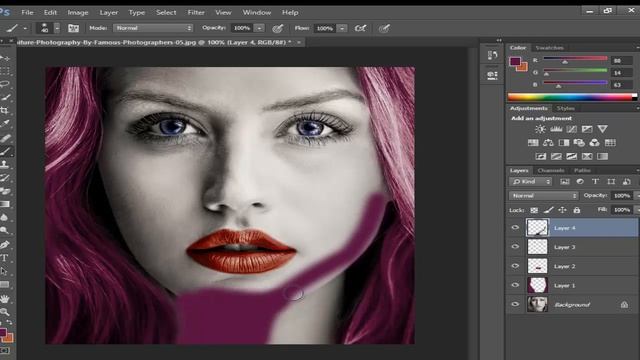 HOW TO MAKE BLACK IN WHITE PHOTO COLORIZED IN ADOBE PHOTOSHOP CC смотреть онлайн