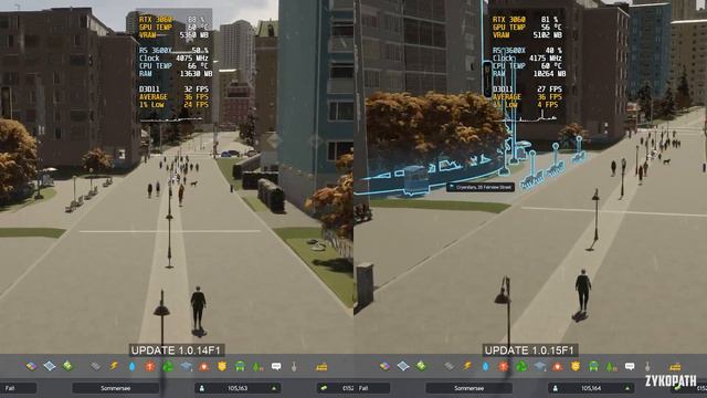 Cities Skylines II - Patch 1.0.15F1 vs 1.0.14F1 Performance смотреть онлайн