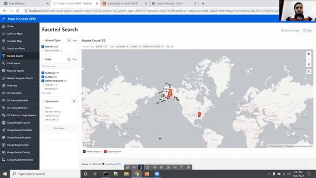 Using Maps in Oracle APEX