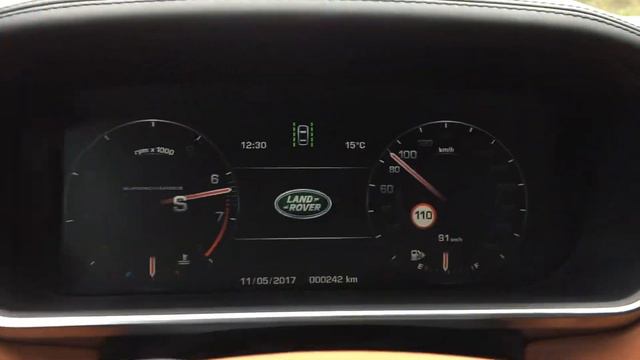 Чип-тюнинг Range Rover 2016 5.0SC 0-100km Racelogic смотреть онлайн