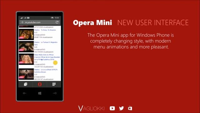 Opera Mini big update for Windows Phone - Overview [version 8.0.1.7] смотреть онлайн