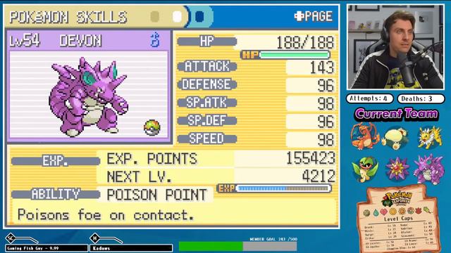 LIVE! Pokemon Leaf Green Hardcore Nuzlocke | FINAL - ELITE FOUR - Run 4 (No items, No overleveling) смотреть онлайн
