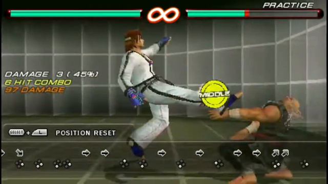 Tekken 6 Hwoarang JFSR combo overhead kick ender with inputs смотреть онлайн
