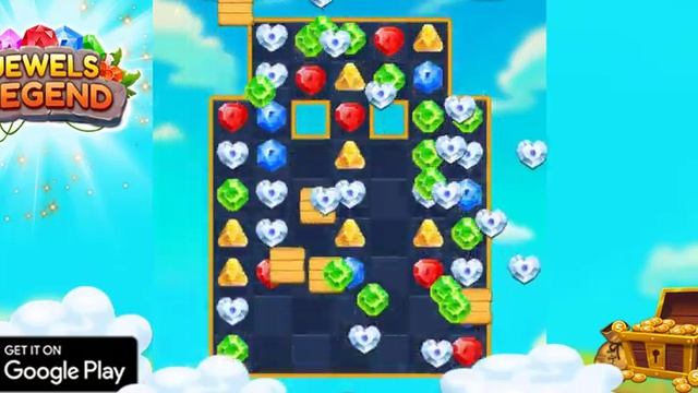 GAME JEWELS - MATCH 3 PUZZLE - for Android & Iphone смотреть онлайн