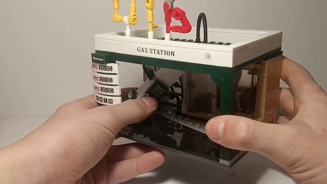 ЗАПРАВОЧНАЯ СТАНЦИЯ из LEGO! Обзор Sluban Town Заправочная Станция смотреть онлайн