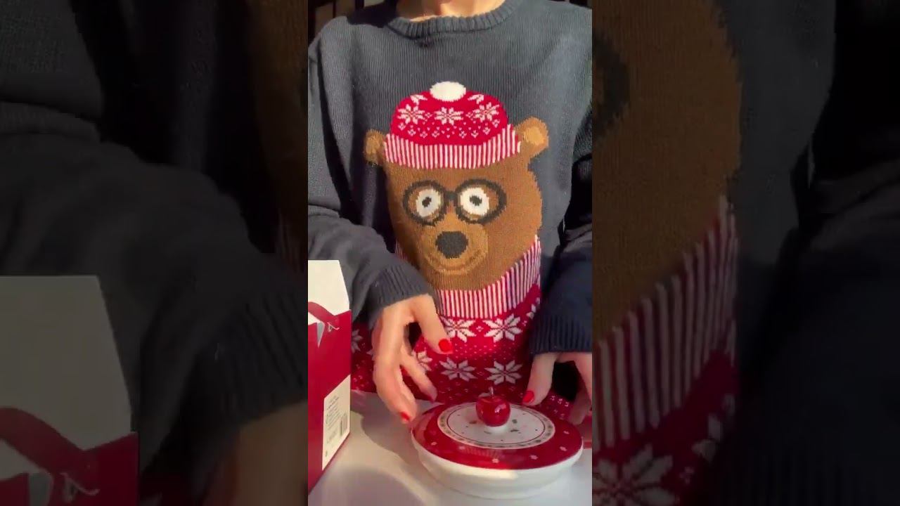 Распаковка банки для хранения сладостей из коллекции Winter Bakery Delight. #shorts смотреть онлайн