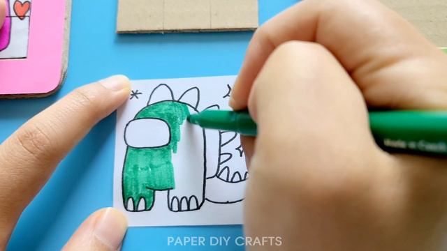 Making Among us Puzzle games! among us crafts, смотреть онлайн