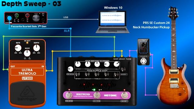 Behringer UT300 Ultra Tremolo - Demo смотреть онлайн
