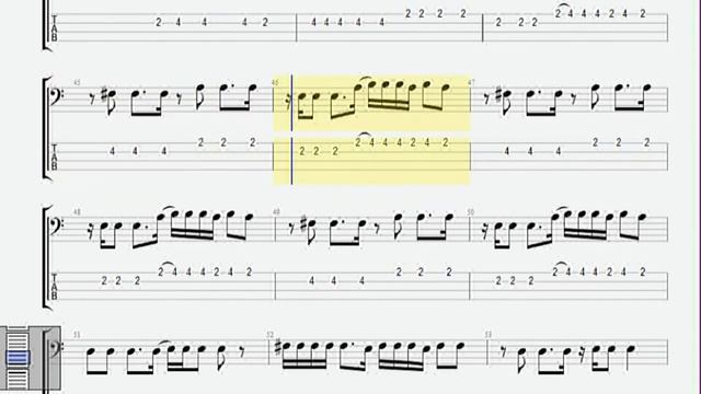 Wonderwall Oasis Bass Tab смотреть онлайн