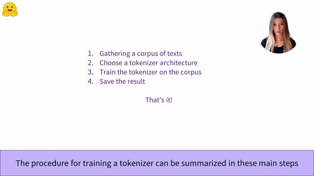 Training a new tokenizer смотреть онлайн
