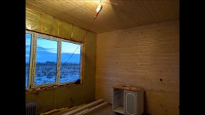 Монтаж вагонки Штиль на стены своими руками. Каркасный дом.