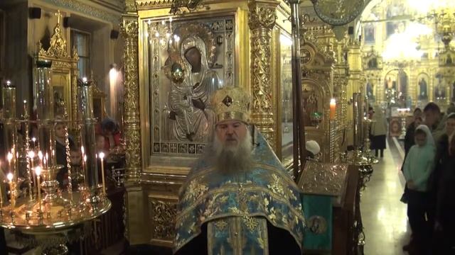24.10.2015 Всенощное бдение.Иерусалимская икона Божией Матери. смотреть онлайн