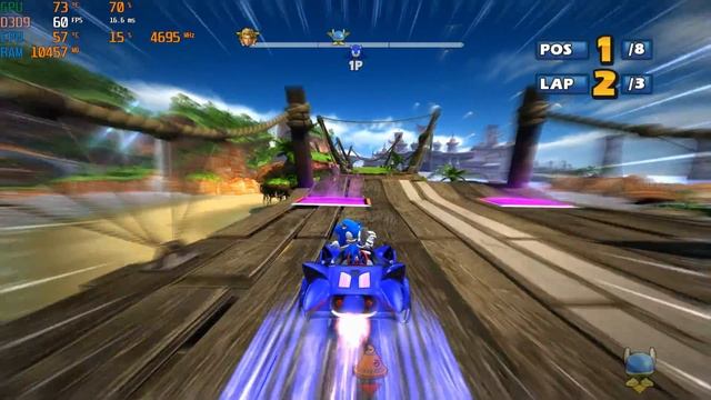 Raytracing in Sonic & Sega All Stars Racing смотреть онлайн