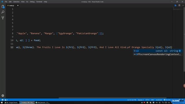 Learn ECMAScript 6 in Arabic #15 - Destructuring Array Part 2 смотреть онлайн