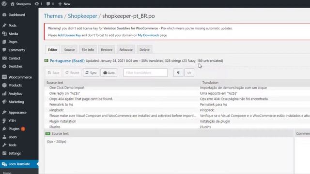 How To Translate Shopkeeper WooCommerce Theme With Loco Translate Plugin смотреть онлайн