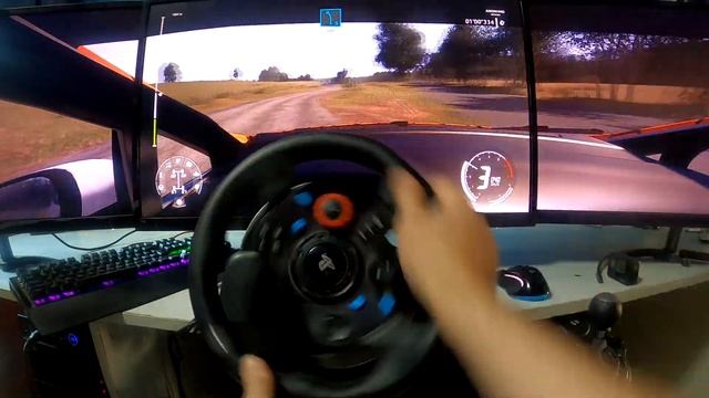 WRC 9 || ADAC Rellye || Arena Panzerplatte || Triple monitor || Logitech G29 смотреть онлайн
