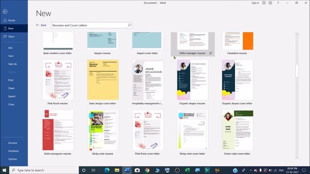 How to get resume template on Microsoft word ? смотреть онлайн