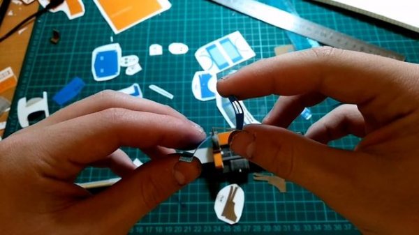 МОДЕЛЬ ИЗ БУМАГИ ТЗ-7,5-500 ТОПЛИВОЗАПРАВЩИК // MODEL MADE OF PAPER TZ-7.5-500 TANKER