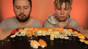 Мукбанг Роллы ? 100 Роллов АСМР