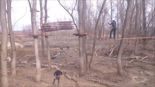 охотничьи угодья "ЗАЯЧЬИ УШКИ" -веревочный парк- KMBMAX смотреть онлайн