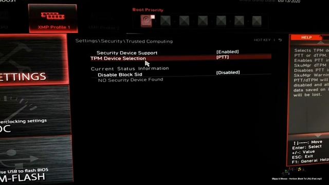 How To Enabled TPM 2.0 in Msi Click bios 5 смотреть онлайн