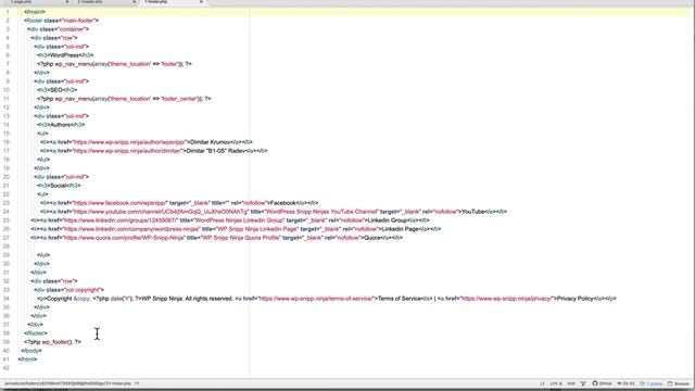 The importance of both WordPress Core Functions wp_head and wp_footer | WP Snipp Ninja Tips смотреть онлайн