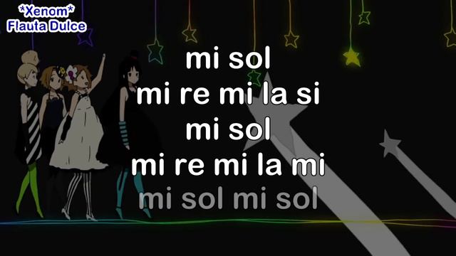 K-ON! ED - Don't say "lazy" // Xenom Flauta Dulce || Versión con notas graves смотреть онлайн