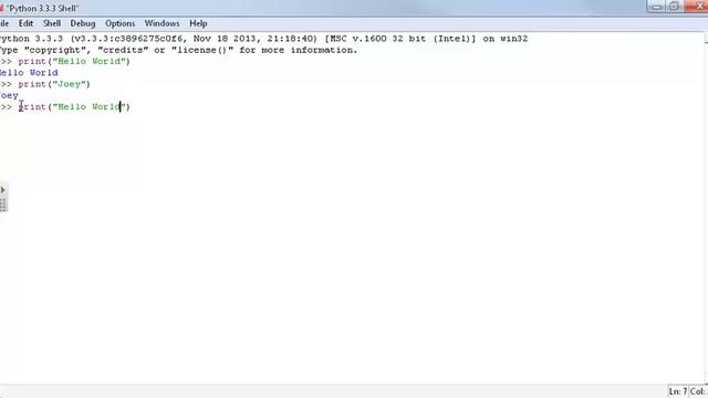 Python 3.3: #1 Print смотреть онлайн