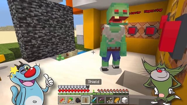 Minecraft Oggy Found World's Most Secure Bunker With Jack | Rock Indian Gamer смотреть онлайн