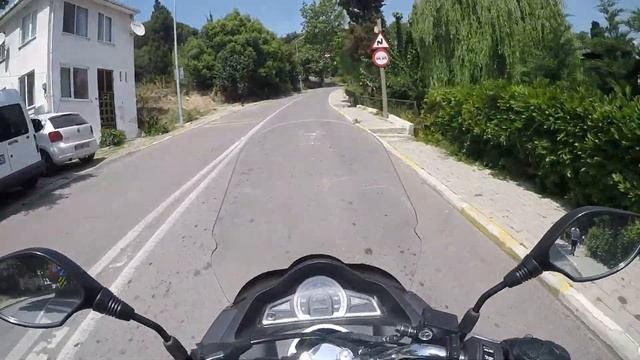 Honda PCX 150 2016 Istanbul Anadolu Feneri 3. Köprü смотреть онлайн