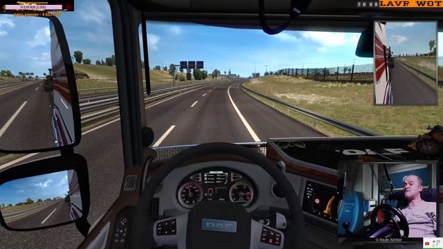 Euro Truck Simulator 2 (Конвой на новом DAF XF106 series) 03.04.2019 смотреть онлайн