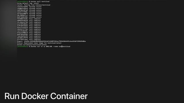 Install Nextcloud In Docker (2022) смотреть онлайн