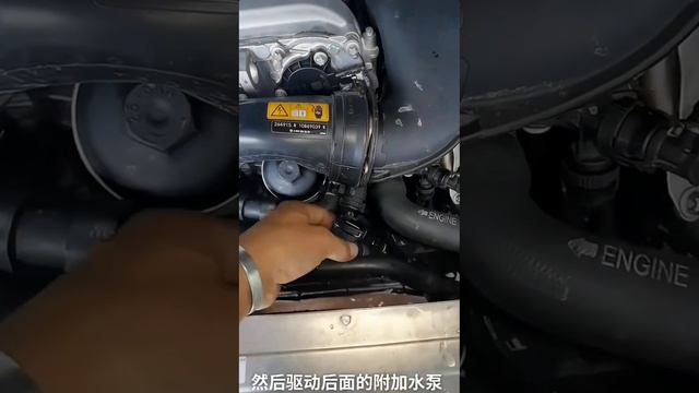 Manually bleeding coolant /bleed air in Mercedes Benz (m264 engine) cooling system ,Part 4#mercedes смотреть онлайн