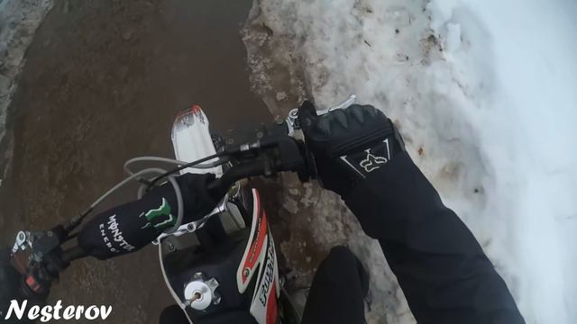 Покатушки на питбайке - Kayo - 140cc - Открыл мото сезон - Часть 2!! смотреть онлайн