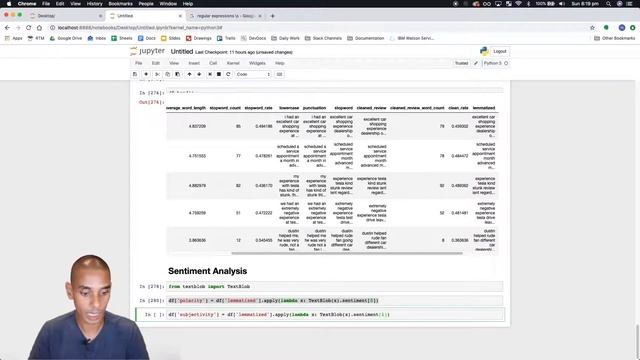 How to Calculate Sentiment Using TextBlob - Part 5 - Python Yelp Sentiment Analysis смотреть онлайн