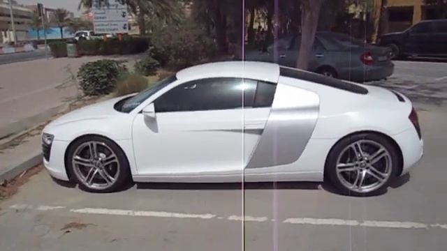 Audi R8 Dubai 2009 - video close up around the car смотреть онлайн