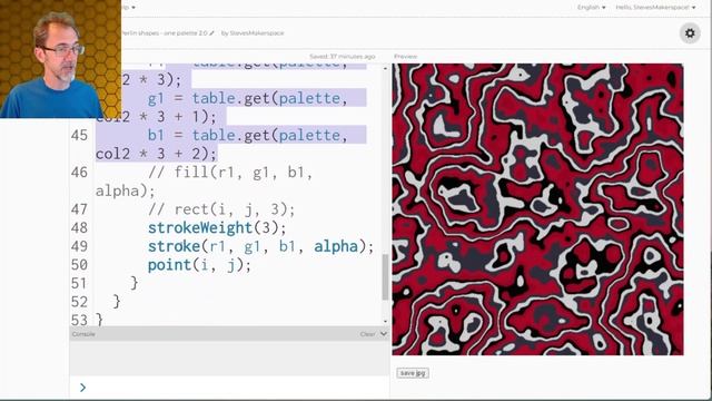 Perlin Noise Art - P5.js