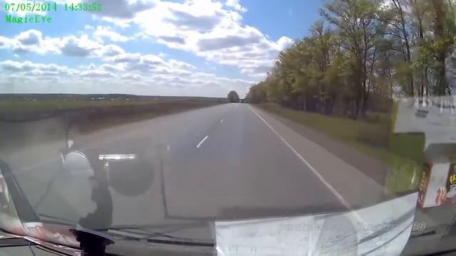 Уснул за рулем! Жестокий сон! смотреть онлайн