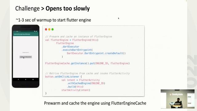Integrating Flutter to existing native apps by Sanni Prasad | Flutter Fest | GeekyAnts смотреть онлайн