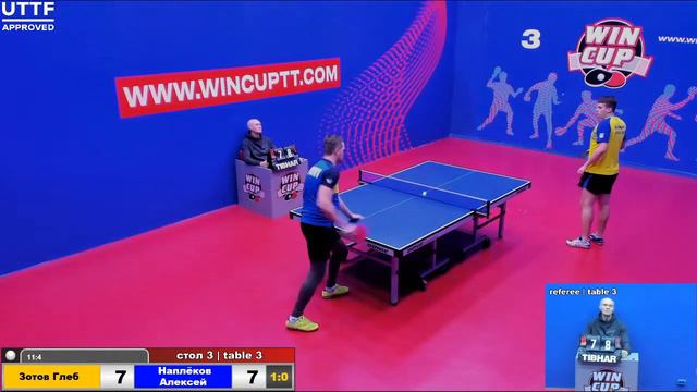 Зотов Глеб 3-0 Наплёков Алексей Турнир Восток 3 WINCUP 11.03.21 Прямая Трансляция Зал 3 смотреть онлайн