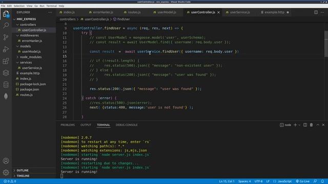 Rest API - services and error handling смотреть онлайн