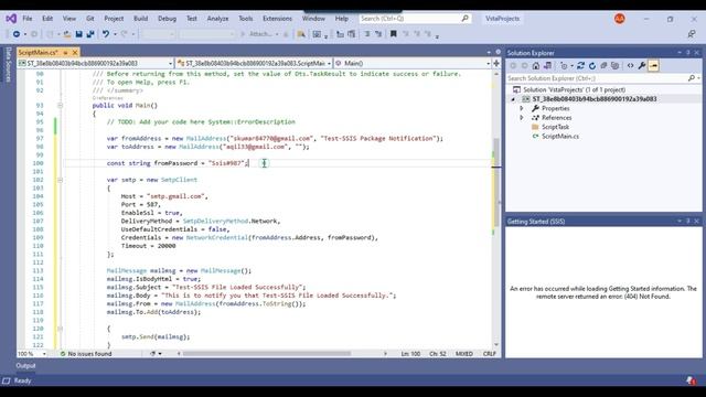 125 Send email on SSIS package failure | Send Error description from SSIS package смотреть онлайн