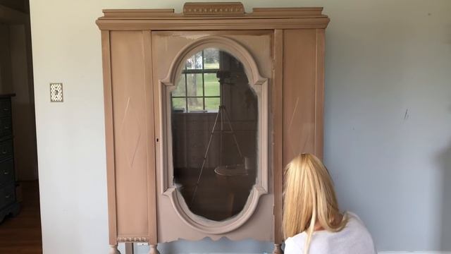 DIY China Cabinet Makeover With Chalk Paint