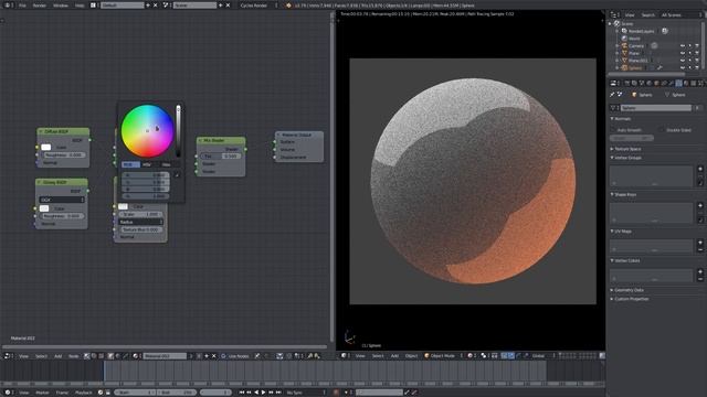 Blender Tutorial - How to use Mix Nodes Together (How to use the Mix Shader) смотреть онлайн