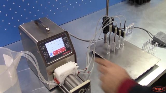 Розлив в 4 флакона одновременно на дозаторе МДП-200 Мини смотреть онлайн