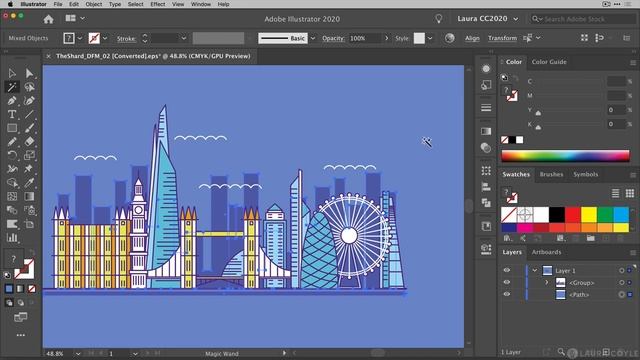 The Super Color Picker in Illustrator: Recolor Artwork смотреть онлайн
